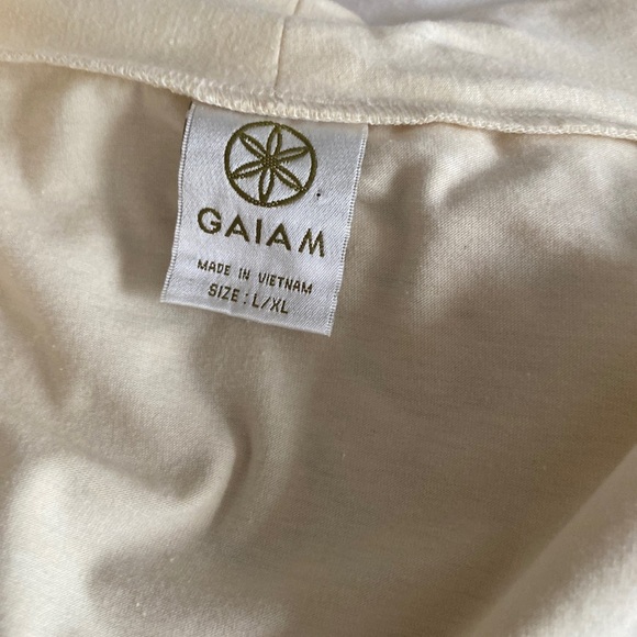 Gaiam Robe -L-XL yellow , cotton blend - Picture 3 of 5